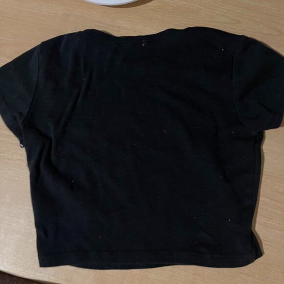 Simple black garage crop-top S - Picture 3 of 3